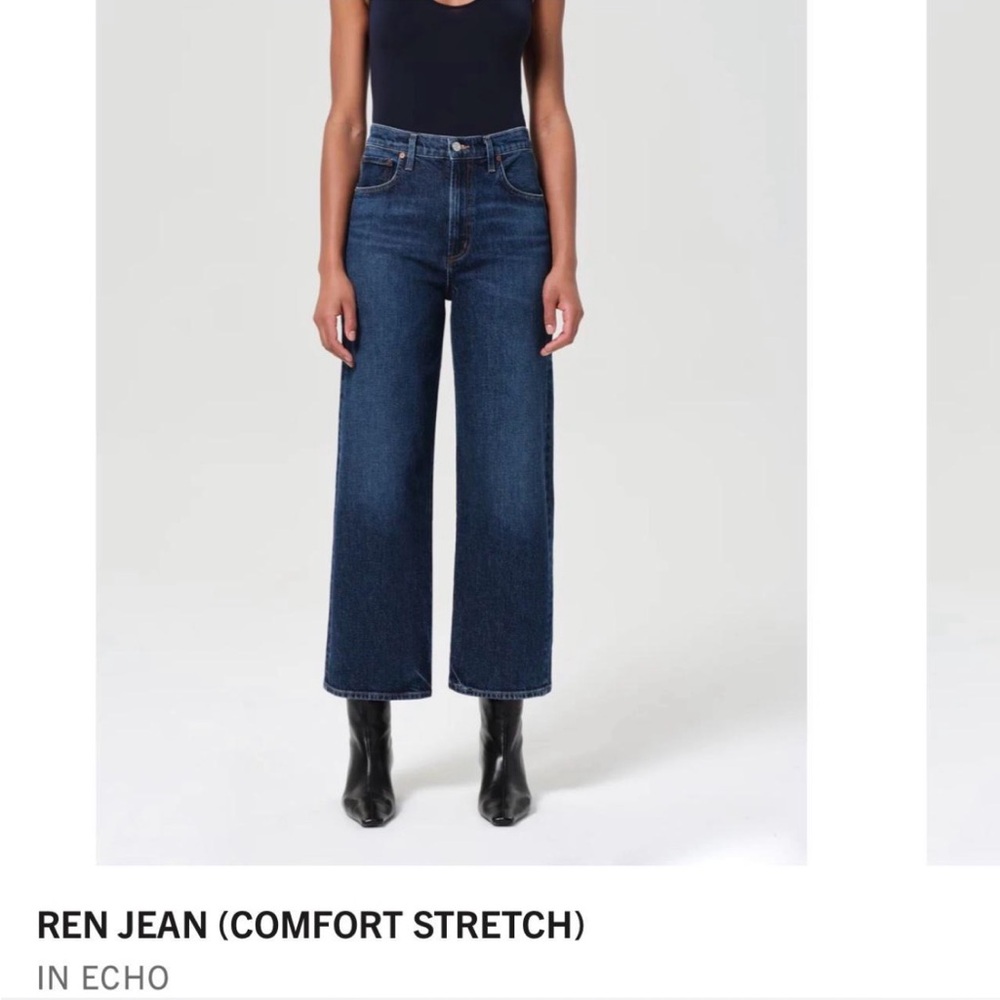 Agolde Ren Jean in Echo - Dark Blue